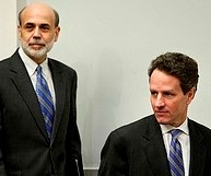 geithner and Bernanke